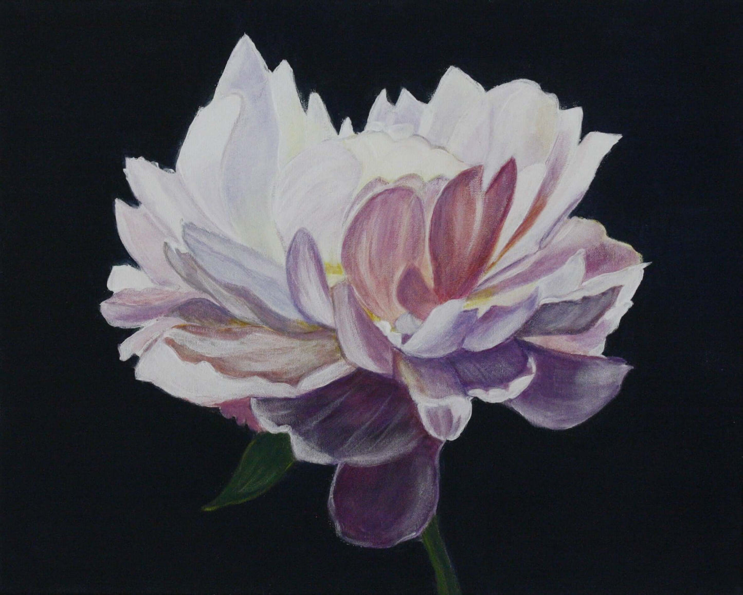 Painting "Peony in light"